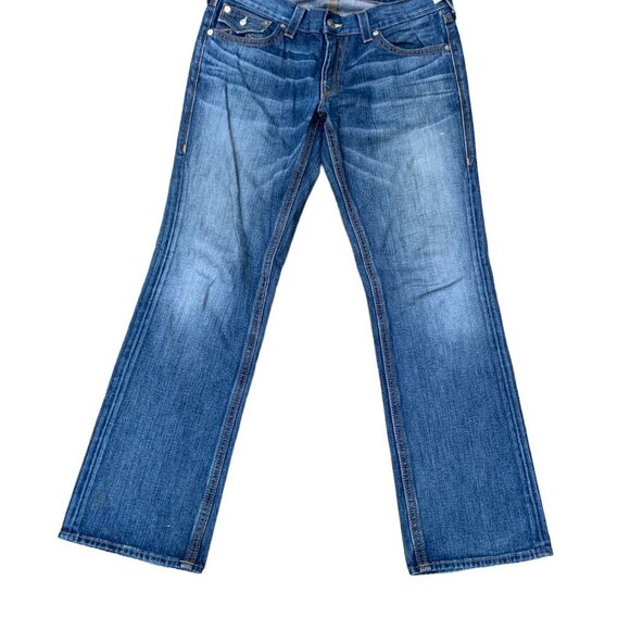 Vintage True Religion Jeans Size 36 RICKY QT Blue - Picture 5 of 10